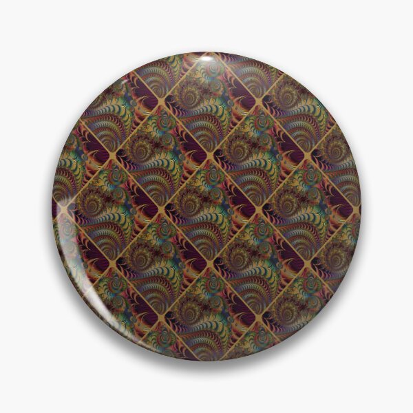 Item preview, Jeweled Fractal Tile Pattern designed and sold by Shy Fractal Designs.