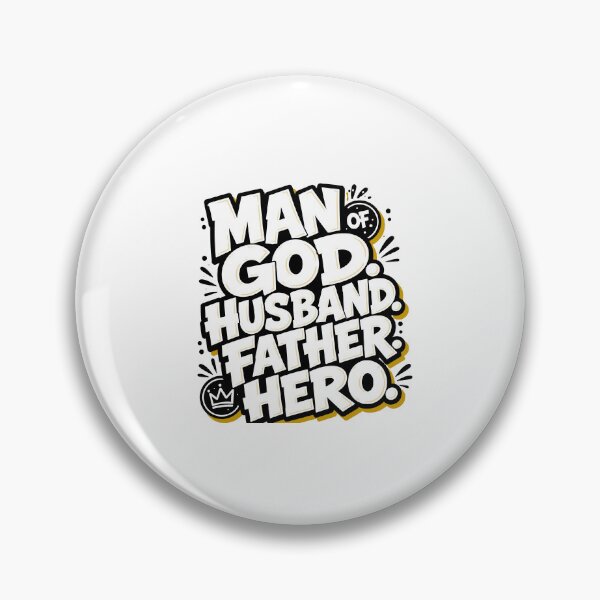 Item preview, Man of God Husband Father Hero Christian Dad Father's Day Gift designed and sold by HahaHandlesHub.