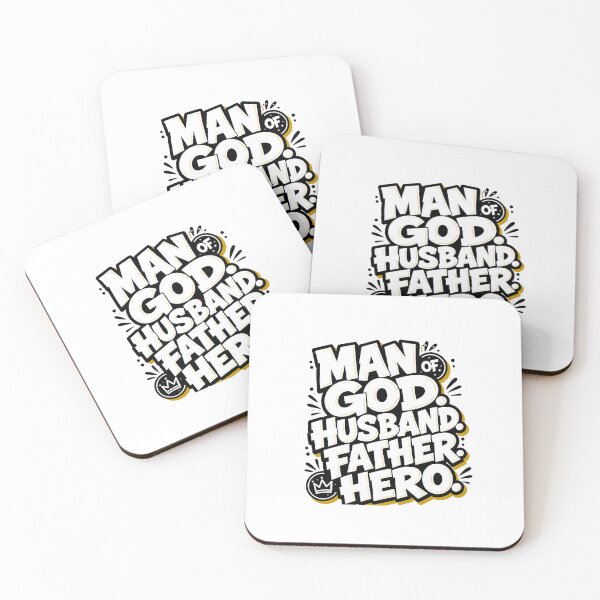 Item preview, Man of God Husband Father Hero Christian Dad Father's Day Gift designed and sold by HahaHandlesHub.