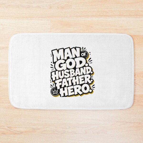 Item preview, Man of God Husband Father Hero Christian Dad Father's Day Gift designed and sold by HahaHandlesHub.