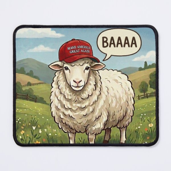 Item preview, Maga Sheep designed and sold by FakeNewsSticker.