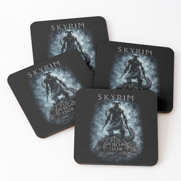 Item preview, Camiseta de Skyrim Fus Ro Dah Dragonborn Gritando Fuerza Implacable designed and sold by TheClockOutClub.