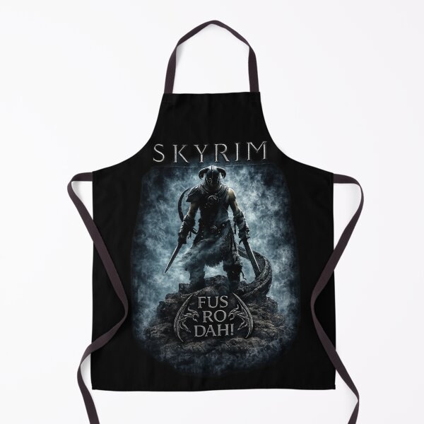 Item preview, Skyrim Fus Ro Dah Dragonborn Shouting Unrelenting Force Gaming T-Shirt designed and sold by TheClockOutClub.