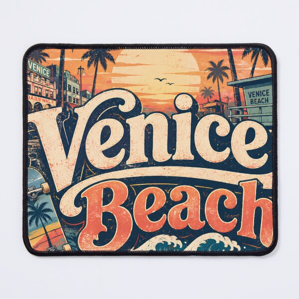 Item preview, Venice Beach California Vintage Retro Sunset Skate Surf designed and sold by Sitred123.