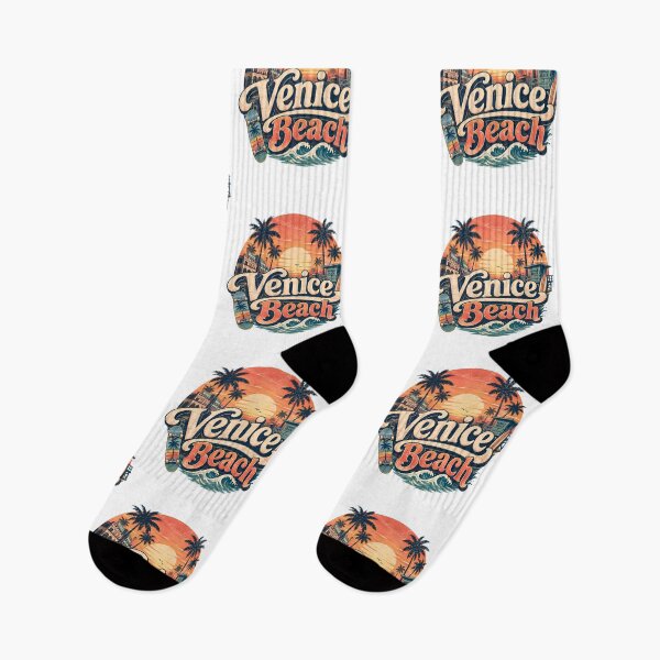 Item preview, Venice Beach California Vintage Retro Sunset Skate Surf designed and sold by Sitred123.