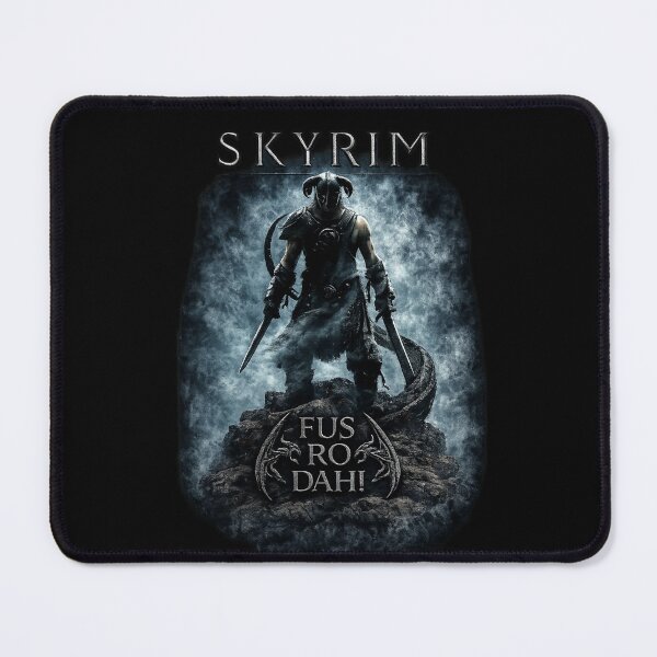Item preview, Skyrim Fus Ro Dah Dragonborn Shouting Unrelenting Force Gaming T-Shirt designed and sold by ThreadTheory976.