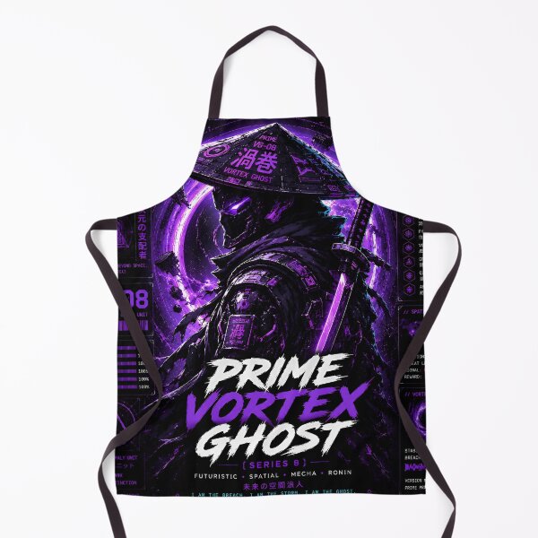 Item preview, Prime Vortex Ghost (Series 8) - Futuristic Spatial Mecha Ronin Art designed and sold by RiteshCenter .