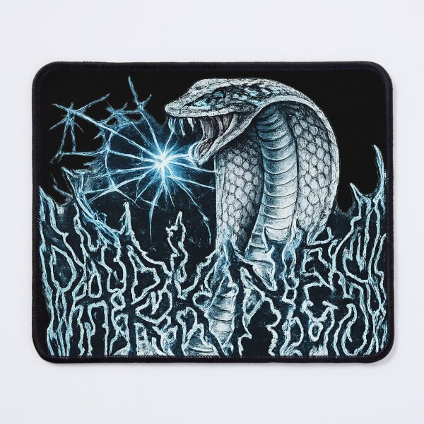 Item preview, Electric Venom Cobra – Gothic Heavy Metal Snake Art designed and sold by ZafranOnline.