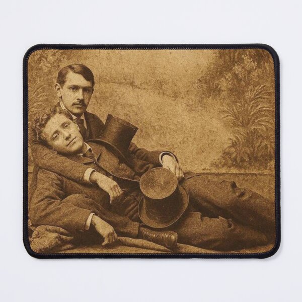 Item preview, 1900s Vintage Gay Pride Photo. Love Knows No Limits. Gay Pride Graphic Design designed and sold by ItsAKinkThing.