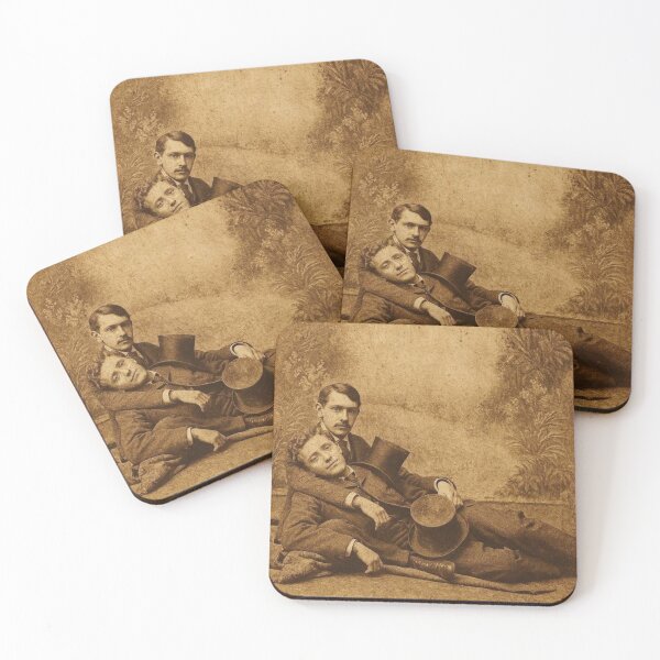 Item preview, 1900s Vintage Gay Pride Photo. Love Knows No Limits. Gay Pride Graphic Design designed and sold by ItsAKinkThing.