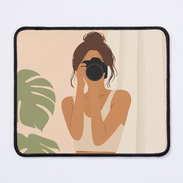 Item preview, Cozy Camera Girl Print, Boho Decor designed and sold by Studio pod Burom.