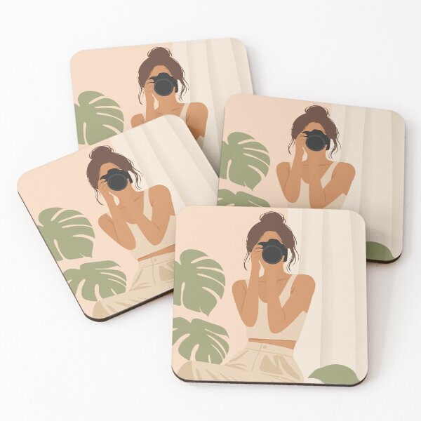 Item preview, Cozy Camera Girl Print, Boho Decor designed and sold by Studio pod Burom.