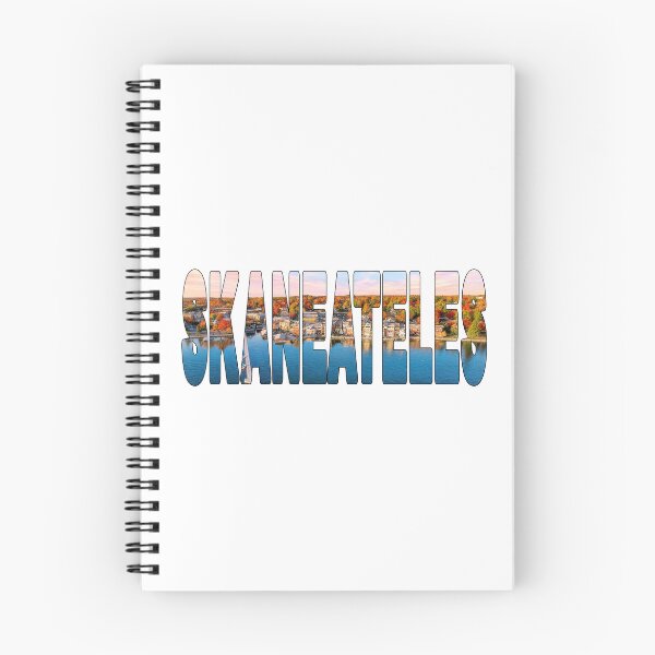 Item preview, SKANEATELES - New York State Main Street Houses Autumn Sunset Glow designed and sold by Adam Gormley.