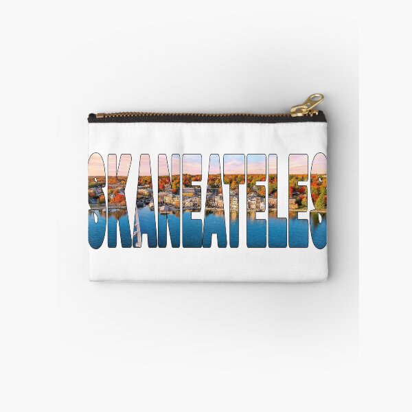 Item preview, SKANEATELES - New York State Main Street Houses Autumn Sunset Glow designed and sold by Adam Gormley.