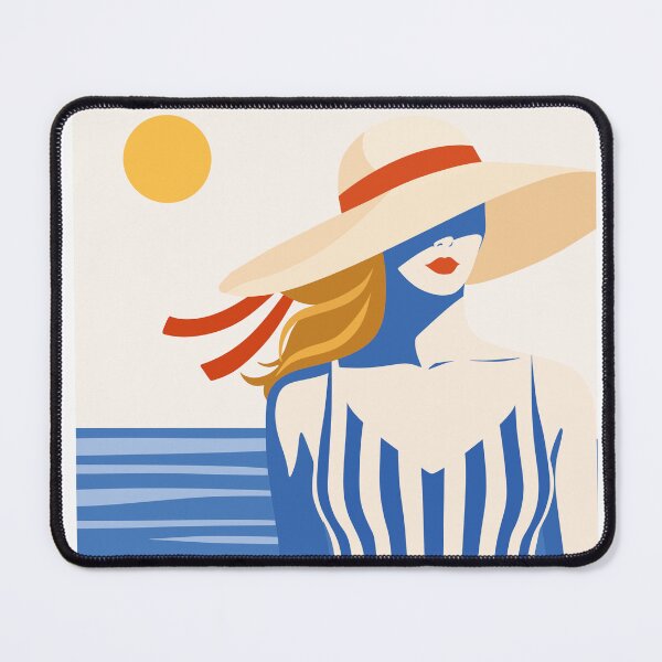 Item preview, Retro Swimsuit Illustration, Coastal Poster Print designed and sold by Studio pod Burom.