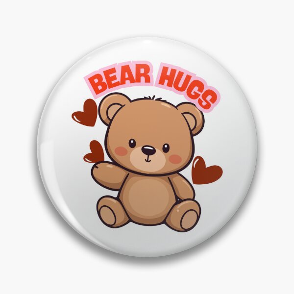 Item preview, Bear hugs - pink -red designed and sold by priyankajustine.