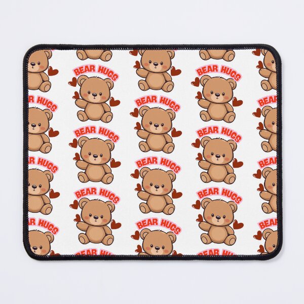 Item preview, Bear hugs - pink -red designed and sold by priyankajustine.