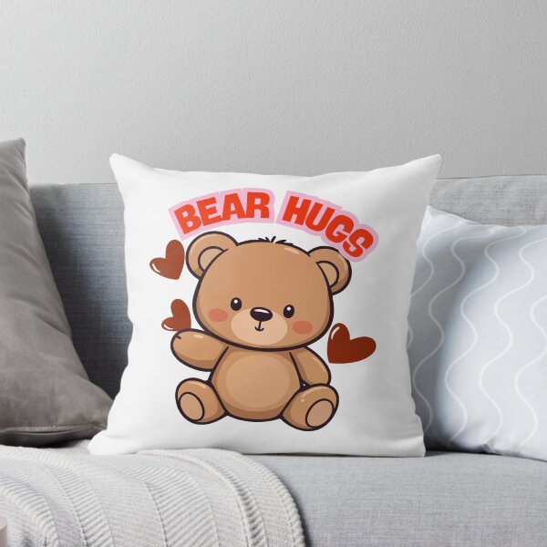 Item preview, Bear hugs - pink -red designed and sold by priyankajustine.