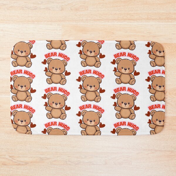 Item preview, Bear hugs - pink -red designed and sold by priyankajustine.