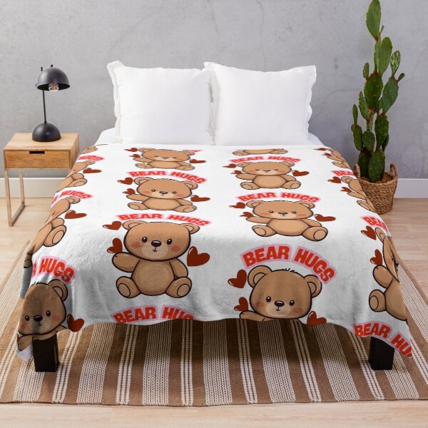 Item preview, Bear hugs - pink -red designed and sold by priyankajustine.