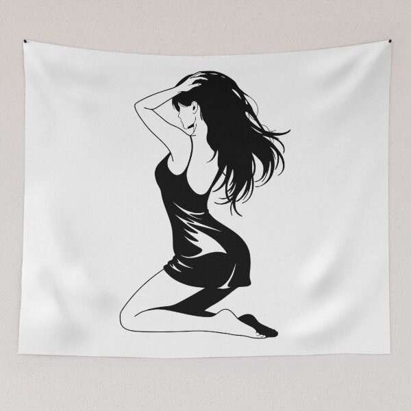 Item preview, Minimalist Figurative Print, Black and White Wall Art designed and sold by Studio pod Burom.