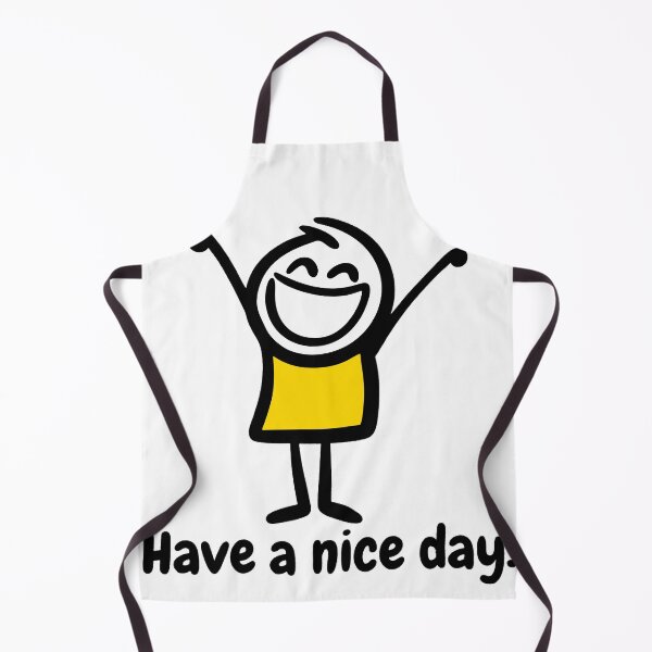 Item preview, Have a Nice Day Happy Smiley Character Cute Positive Minimalist Cartoon Design designed and sold by WormJ.