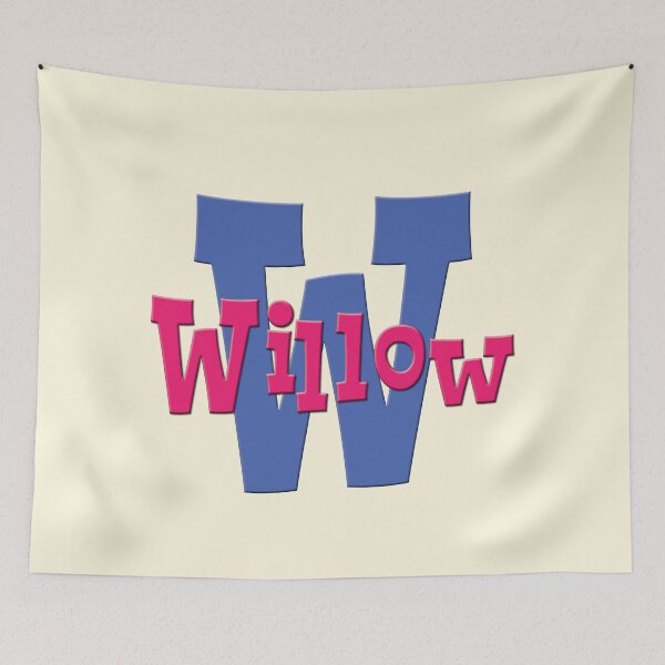 Item preview, W is for Willow, Girl's/Woman's Name and Initial  designed and sold by CharlottePlaceArt.