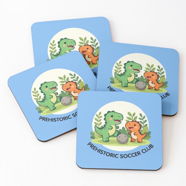Item preview, Prehistoric Sports Club: Soccer – Cute Dinosaur Team designed and sold by BCapybara.
