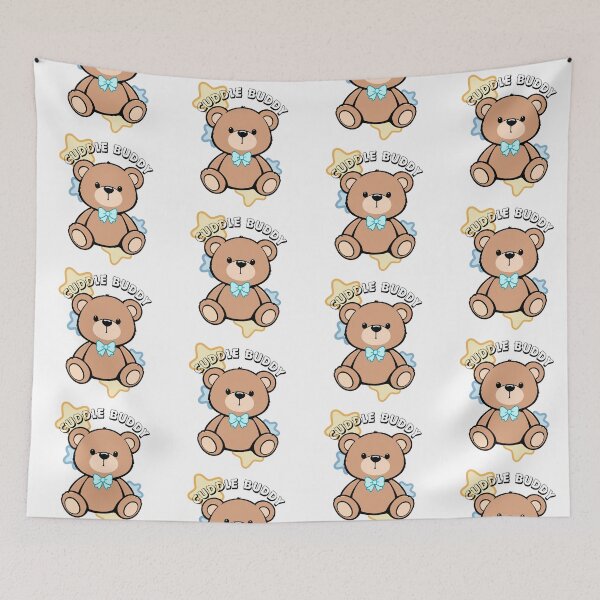 Item preview, Cuddle buddy Teddy bear - blue designed and sold by priyankajustine.