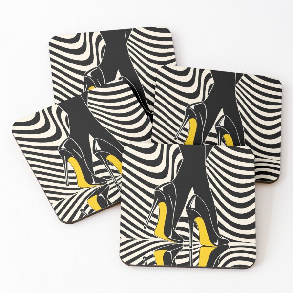 Item preview, High Heels Decor, Minimalist Optical Illusion Art designed and sold by Studio pod Burom.