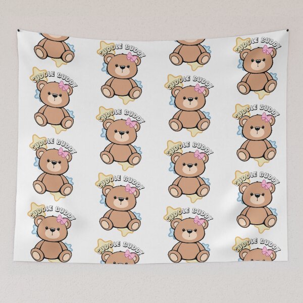 Item preview, Cuddle buddy Teddy bear - pink designed and sold by priyankajustine.