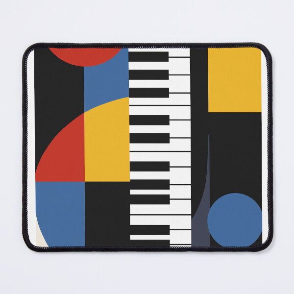 Item preview, Bauhaus Music Decor, Geometric Piano Art designed and sold by Studio pod Burom.