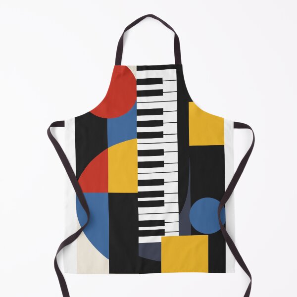 Artikelvorschau, Bauhaus-Musikdekor, geometrische Klavierkunst entworfen und verkauft von Studio pod Burom.