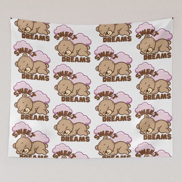 Item preview, Sweet dreams Teddy bear - pink designed and sold by priyankajustine.