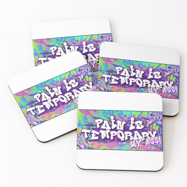 Item preview, Pain Is NOT Temporary designed and sold by ThisNThatCrafts.