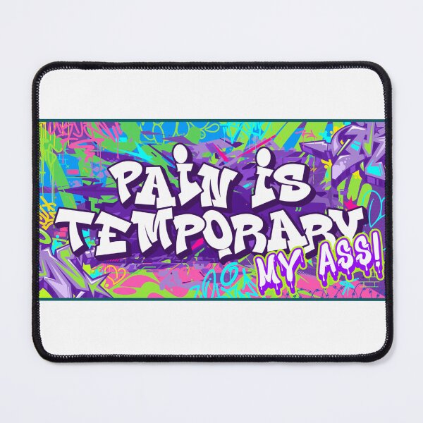 Item preview, Pain Is NOT Temporary designed and sold by ThisNThatCrafts.
