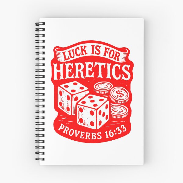 Item preview, Proverbs 16:33 Luck Is For Heretics designed and sold by plushism.