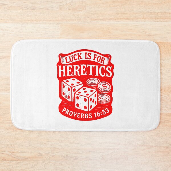 Item preview, Proverbs 16:33 Luck Is For Heretics designed and sold by plushism.