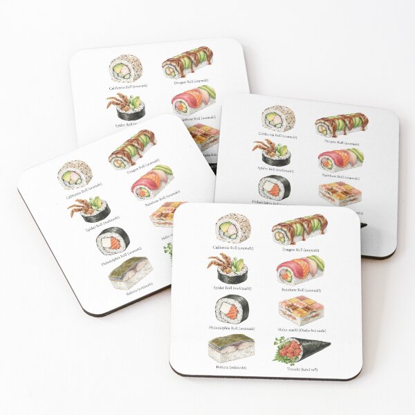 Item preview, Western Style Sushi Rolls designed and sold by ArunDandiboina.