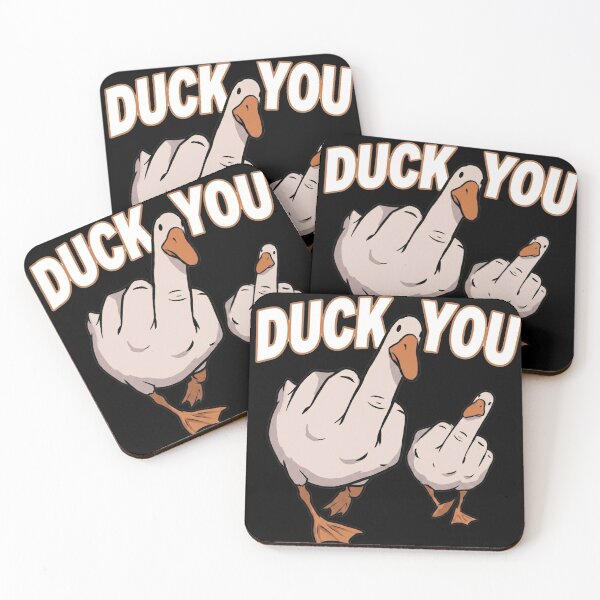 Item preview, Duck You Funny Goose Meme Shirt – Sarcastic Waterfowl Humor Graphic Tee designed and sold by WormJ.