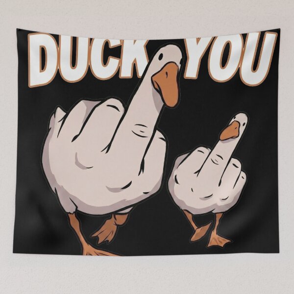 Item preview, Duck You Funny Goose Meme Shirt – Sarcastic Waterfowl Humor Graphic Tee designed and sold by WormJ.