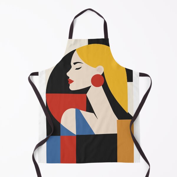 Item preview, Bauhaus-Inspired Woman Portrait designed and sold by Studio pod Burom.
