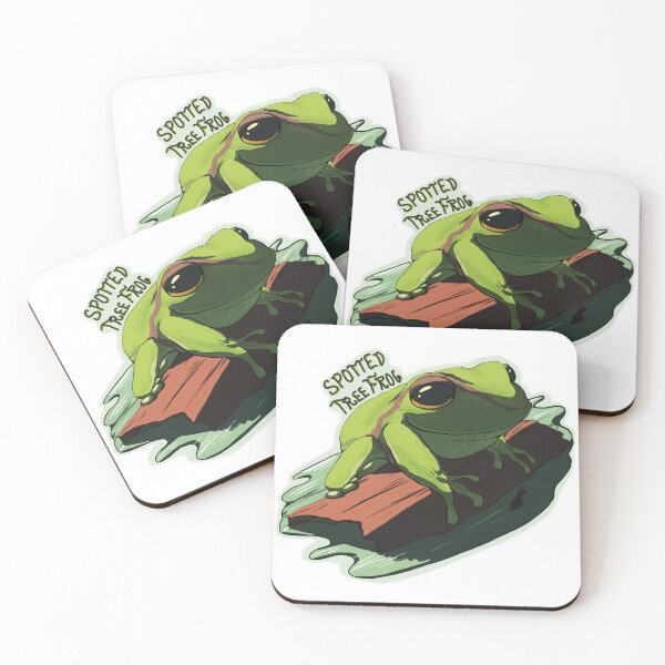 Item preview, Spotted Tree Frog (Endangered Species) designed and sold by Dragon Blossom Art.
