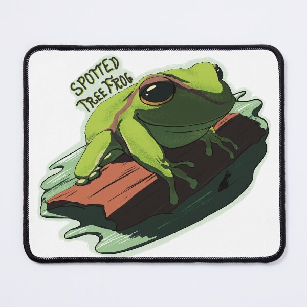 Item preview, Spotted Tree Frog (Endangered Species) designed and sold by Dragon Blossom Art.