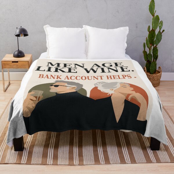 Item preview, Funny Aging Decor, Men Age Like Wine designed and sold by Studio pod Burom.