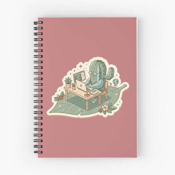 Item preview, Prickly Productivity – Cute Cactus Work From Home Sticker designed and sold by CuteRage.