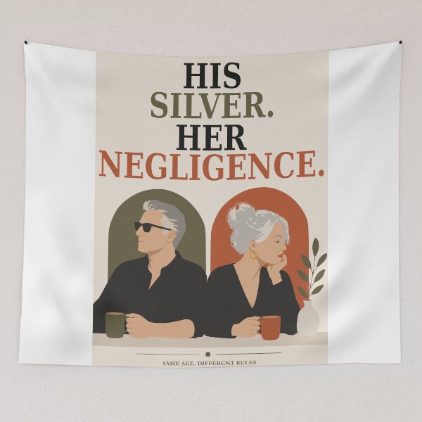 Item preview, Modern Aging Double Standard Art designed and sold by Studio pod Burom.