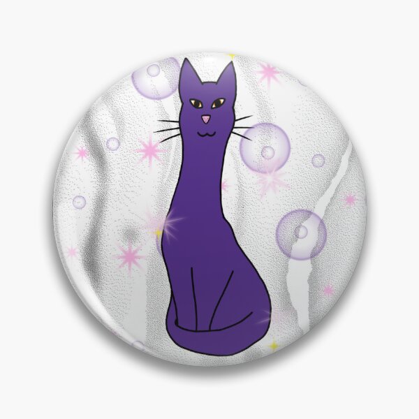 Item preview, Purple Sparkle Bubble Cat designed and sold by Crowsdance.
