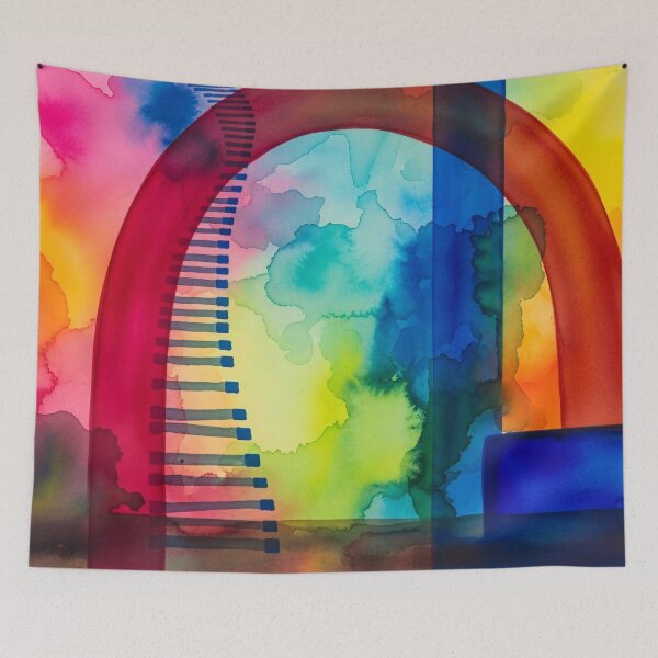 Item preview, Vibrant Luminous Watercolor Arches designed and sold by PixorStudio.