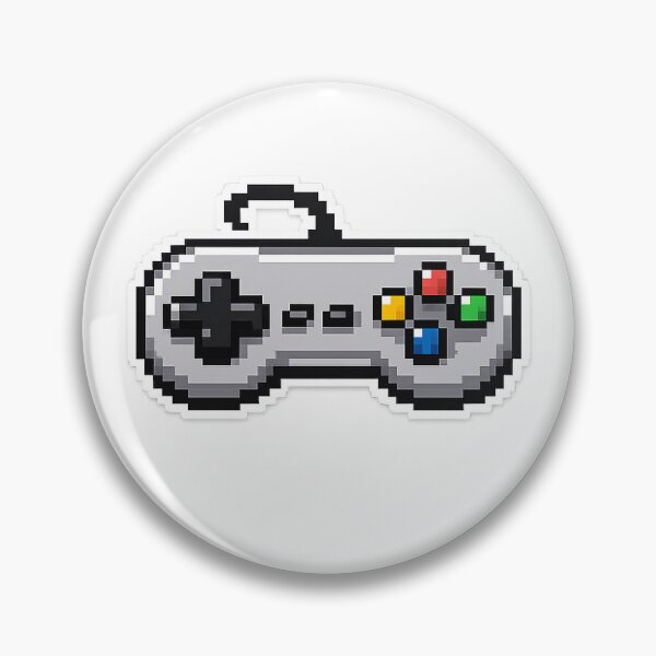 Item preview, Retro pixel art game controller sticker designed and sold by OmarStore97.